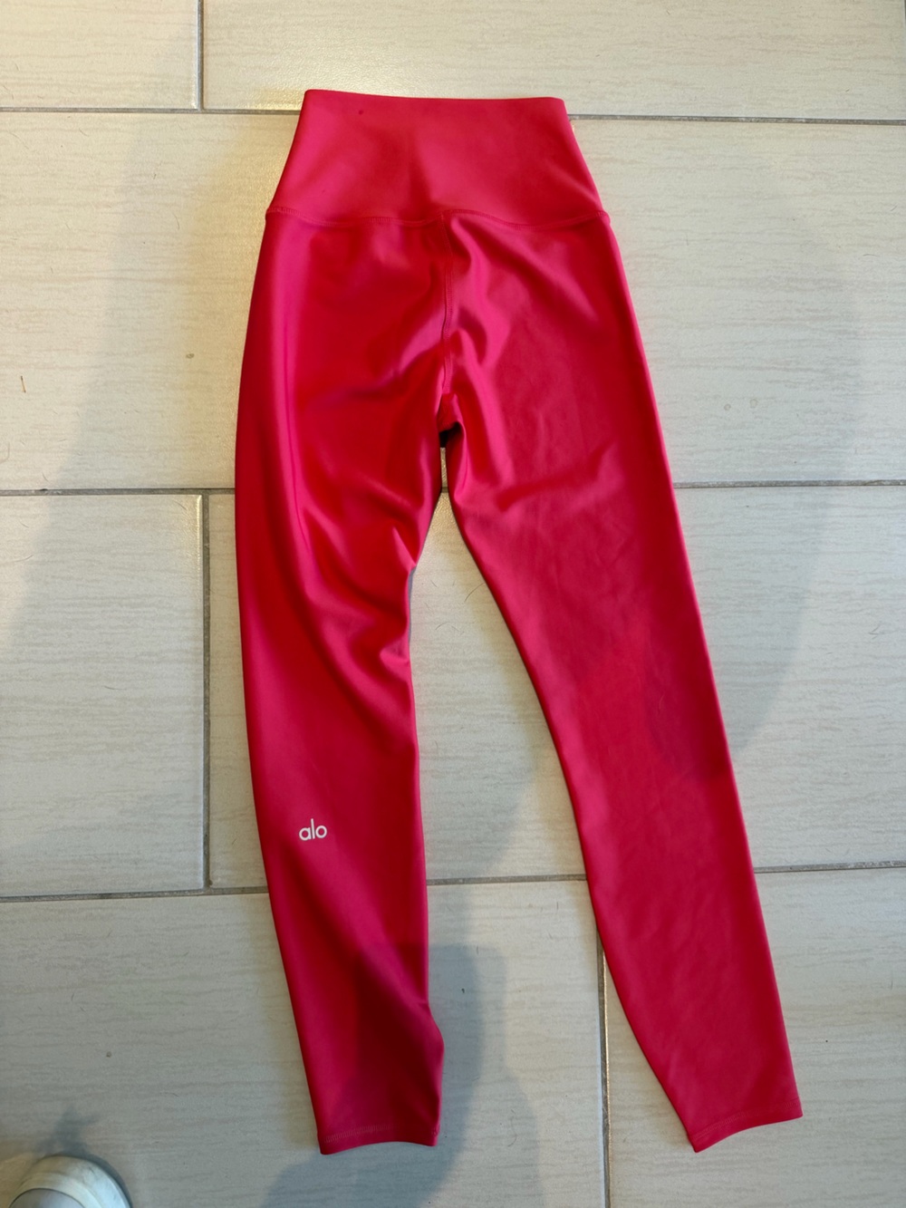 ALO Yoga High-Rise Red Leggings